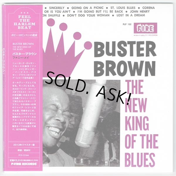 Photo1: THE NEW KING OF THE BLUES (USED JAPAN MINI LP CD) BUSTER BROWN  (1)