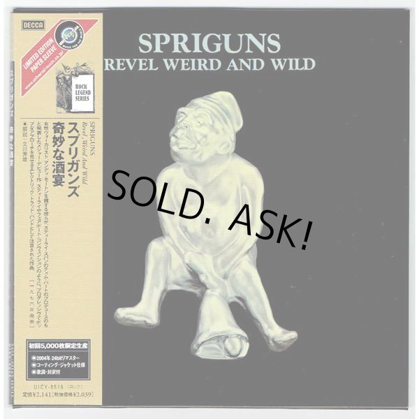 Photo1: SPRIGUNS / REVEL, WEIRD AND WILD (Used Japan Mini LP CD) (1)