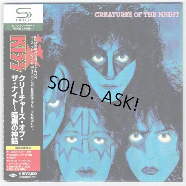 Photo1: CREATURES OF THE NIGHT (USED JAPAN MINI LP SHM-CD) KISS  (1)
