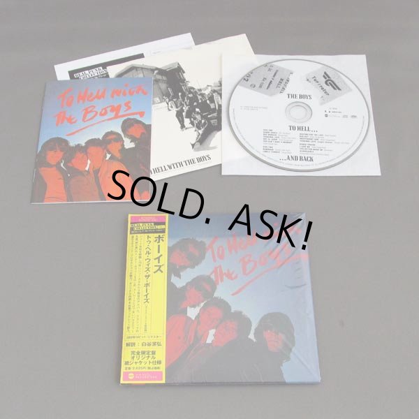 Photo3: THE BOYS / TO HELL WITH THE BOYS (Used Japan mini LP CD) (3)