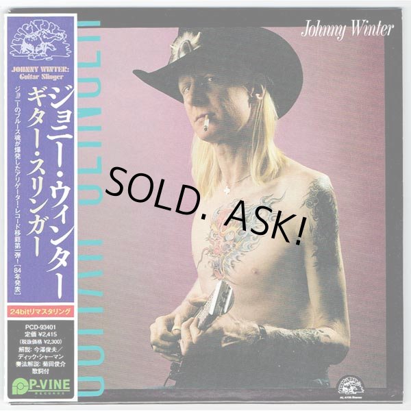 Photo1: GUITAR SLINGER (USED JAPAN MINI LP CD) JOHNNY WINTER  (1)