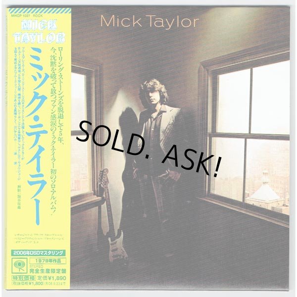 Photo1: MICK TAYLOR (USED JAPAN MINI LP CD) MICK TAYLOR  (1)