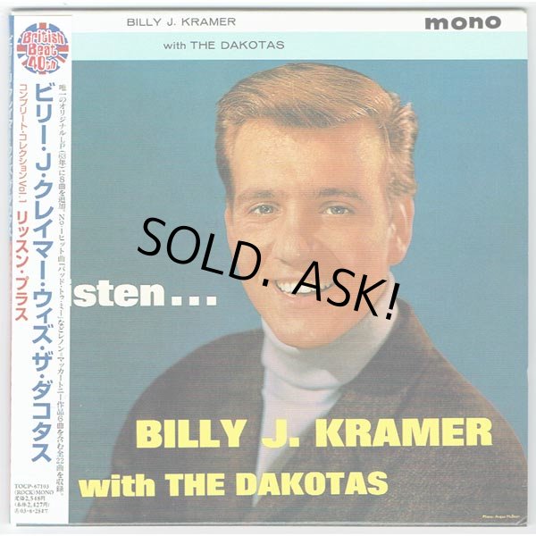 Photo1: BILLY J. KRAMER WITH THE DAKOTAS / LISTEN PLUS (Used Japan Mini LP CD) (1)