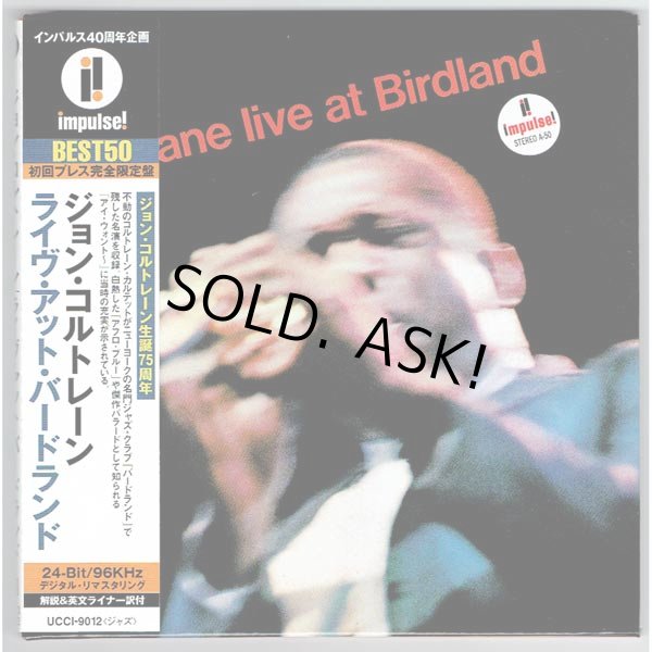 Photo1: LIVE AT BIRDLAND (USED JAPAN MINI LP CD) JOHN COLTRANE  (1)