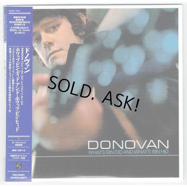Photo1: WHAT'S BIN DID AND WHAT'S BIN HID (USED JAPAN MINI LP CD) DONOVAN  (1)