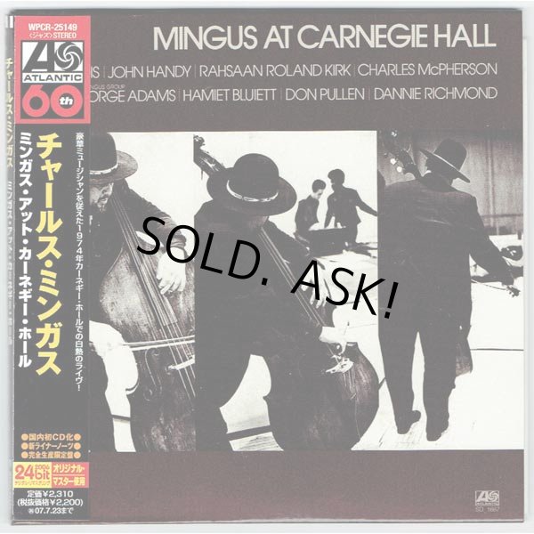 Photo1: MINGUS AT CARNEGIE HALL (USED JAPAN MINI LP CD) CHARLES MINGUS  (1)