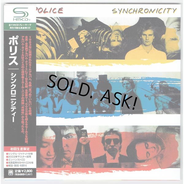 Photo1: THE POLICE / SYNCHRONICITY (Used Japan Mini LP SHM-CD) (1)
