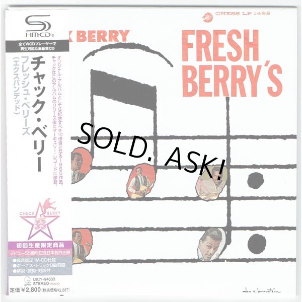 Photo1: FRESH BERRY'S (USED JAPAN MINI LP SHM-CD) CHUCK BERRY  (1)