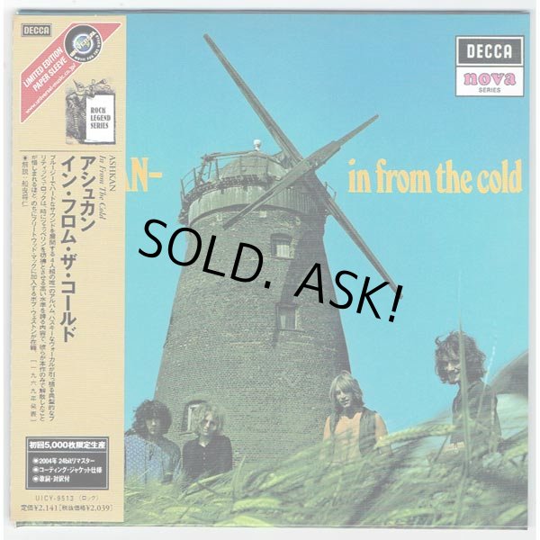 Photo1: ASHKAN / IN FROM THE COLD (Used Japan Mini LP CD) (1)