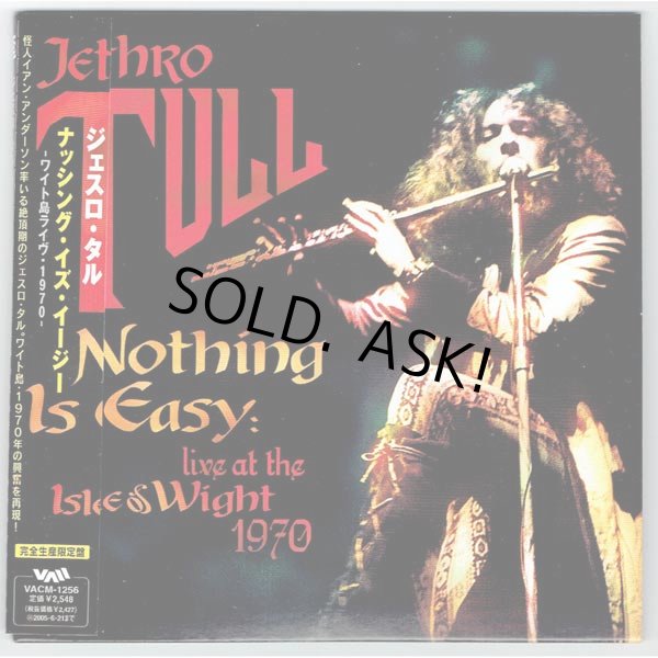 Photo1: NOTHING IS EASY - LIVE AT THE ISLE OF WIGHT 1970 (USED JAPAN MINI LP CD) JETHRO TULL  (1)