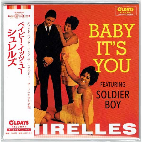 Photo1: THE SHIRELLES / BABY IT'S YOU (Brand New Japan Mini LP CD) * B/O * (1)