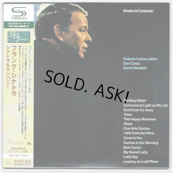 Photo1: SINATRA & COMPANY (USED JAPAN MINI LP SHM-CD) FRANK SINATRA  (1)