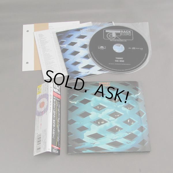 Photo3: THE WHO / TOMMY - Target OBI w/ Song Index (Used Japan Mini LP CD) (3)