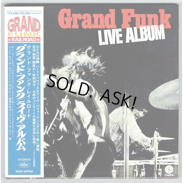 Photo1: LIVE ALBUM (USED JAPAN MINI LP CD) GRAND FUNK RAILROAD  (1)