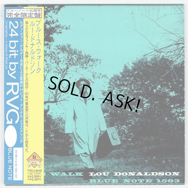 Photo1: BLUES WALK (USED JAPAN MINI LP CD) LOU DONALDSON  (1)