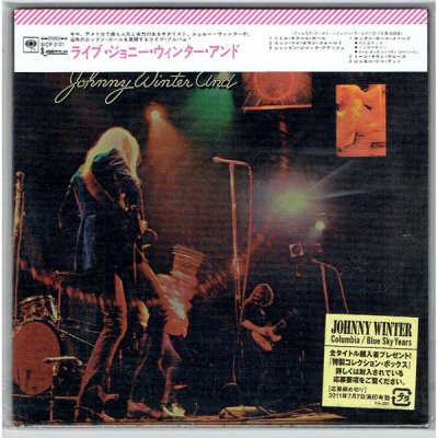 Photo1: LIVE (USED JAPAN MINI LP CD) JOHNNY WINTER AND 