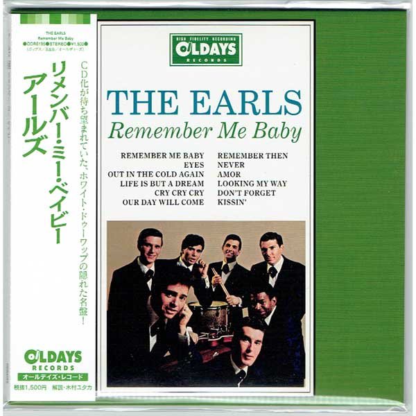 Photo1: THE EARLS / REMEMBER ME BABY (Brand New Japan mini LP CD) (1)