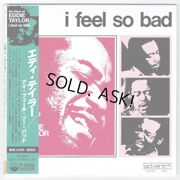 Photo1: I FEEL SO BAD (USED JAPAN MINI LP CD) EDDIE TAYLOR  (1)