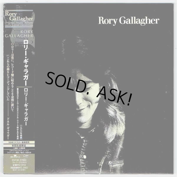 Photo1: RORY GALLAGHER (USED JAPAN MINI LP CD) RORY GALLAGHER  (1)