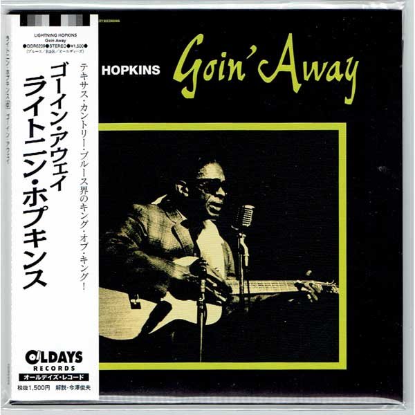 Photo1: LIGHTNIN' HOPKINS / GOIN' AWAY (Brand New Japan Mini LP CD)  * B/O * (1)