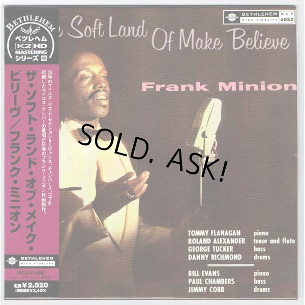 Photo1: THE SOFT LAND OF MAKE BELIEVE (USED JAPAN MINI LP CD) FRANK MINION  (1)