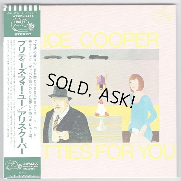 Photo1: ALICE COOPER / PRETTIES FOR YOU (Used Japan Mini LP SHM-CD - Promo Sample)  (1)