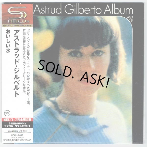 Photo1: THE ASTRUD GILBERTO ALBUM (USED JAPAN MINI LP SHM-CD) ASTRUD GILBERTO with ANTONIO CARLOS JOBIM  (1)