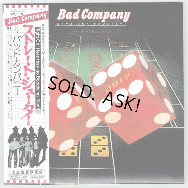 Photo1: BAD COMPANY / STRAIGHT SHOOTER (Used Japan Mini LP CD) (1)
