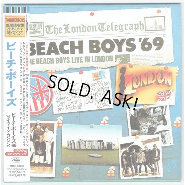 Photo1: BEACH BOYS '69 - LIVE IN LONDON (USED JAPAN MINI LP CD) THE BEACH BOYS  (1)