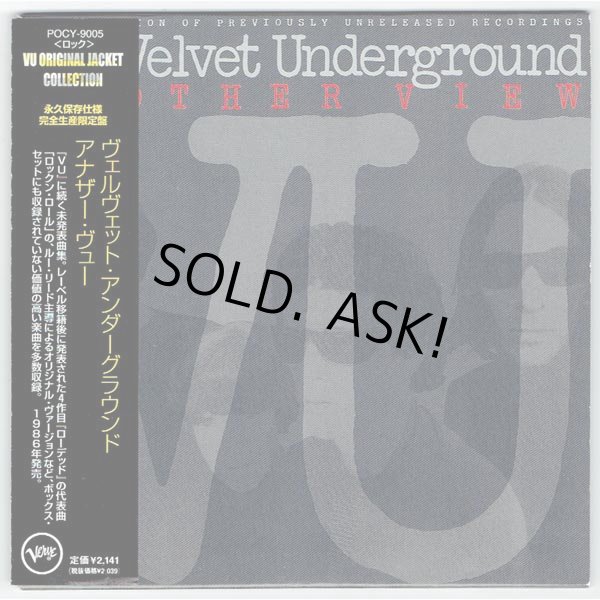 Photo1: THE VELVET UNDERGROUND / ANOTHER VIEW (Used Japan mini LP CD) (1)