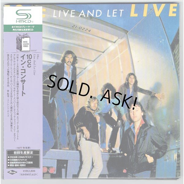 Photo1: LIVE AND LET LIVE (USED JAPAN MINI LP SHM-CD) 10CC  (1)