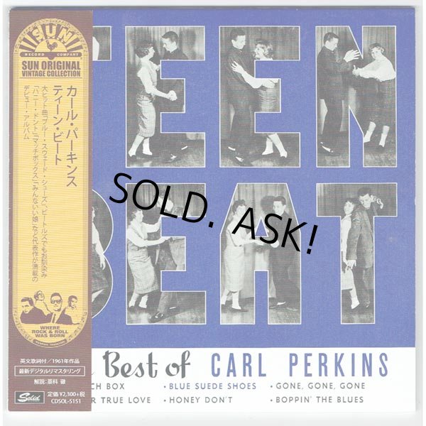 Photo1: CARL PERKINS / TEEN BEAT (Used Japan Mini LP CD) (1)