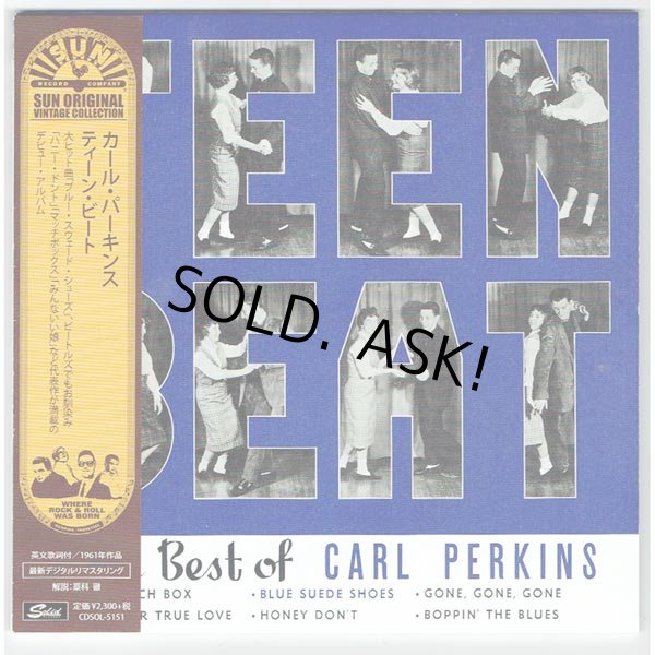 Photo1: CARL PERKINS / TEEN BEAT (Used Japan Mini LP CD) (1)