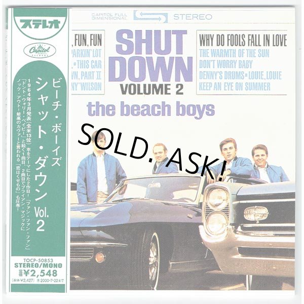 Photo1: SHUT DOWN VOLUME 2 - reprint (USED JAPAN MINI LP CD) THE BEACH BOYS  (1)
