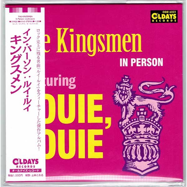 Photo1: THE KINGSMEN / IN PERSON - LOUIE, LOUIE (Brand New Japan Mini LP CD) * B/O * (1)