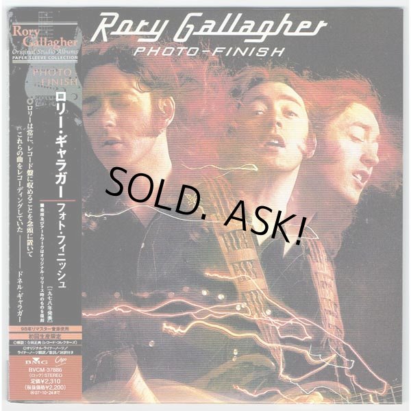 Photo1: PHOTO FINISH (USED JAPAN MINI LP CD) RORY GALLAGHER  (1)