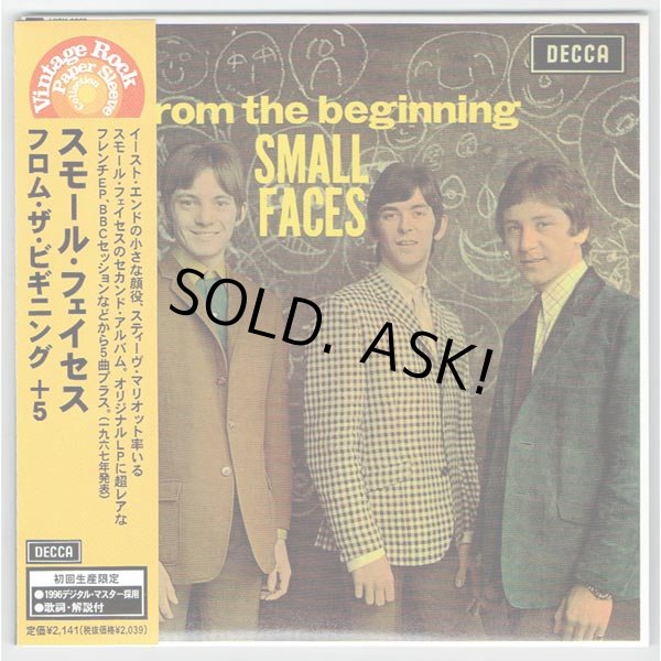 Photo1: SMALL FACES / FROM THE BEGINNING (Used Japan Mini LP CD) (1)