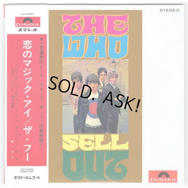 Photo1: THE WHO / SELL OUT - JAPANESE EDITION (Used Japan Mini LP CD) (1)