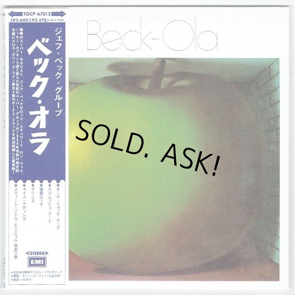 Photo1: THE JEFF BECK GROUP / COSA NOSTRA BECK OLA (Used Japan Mini LP CD) (1)