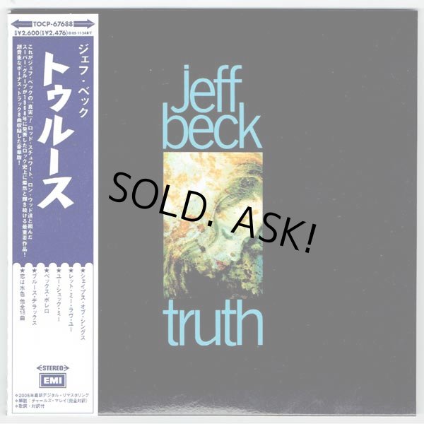 Photo1: JEFF BECK / TRUTH (Used Japan Mini LP CD) Jeff Beck Group (1)