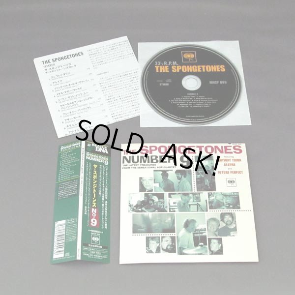 Photo2: THE SPONGETONES / NUMBER 9 (Used Japan mini LP CD) (2)