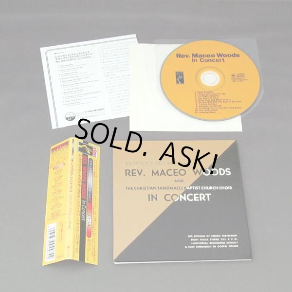 Photo2: REV. MACEO WOODS / IN CONCERT (Used Japan Mini LP CD) (2)