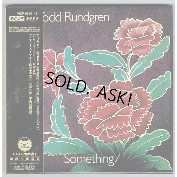 Photo1: SOMETHING / ANYTHING? (USED JAPAN MINI LP CD) TODD RUNGREN  (1)