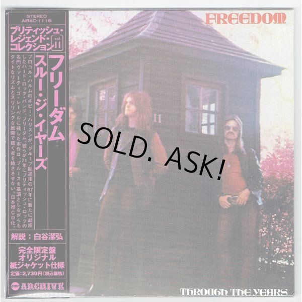 Photo1: FREEDOM / THROUGH THE YEARS (Unopened Japan Mini LP CD) (1)