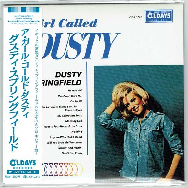 Photo1: DUSTY SPRINGFIELD / A GIRL CALLED DUSTY SPRINGFIELD (Brand New Japan Mini LP CD) * B/O * (1)