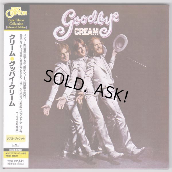 Photo1: CREAM / GOODBYE CREAM (Used Japan Mini LP CD) Eric Clapton (1)