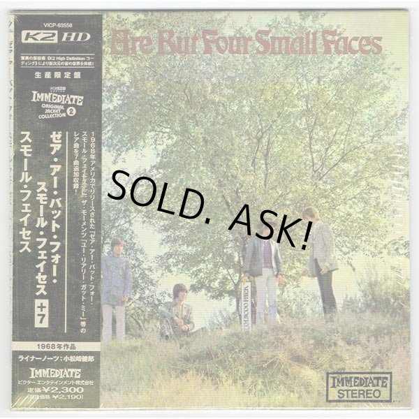 Photo1: THERE ARE BUT FOUR SMALL FACES (USED JAPAN MINI LP CD) SMALL FACES  (1)