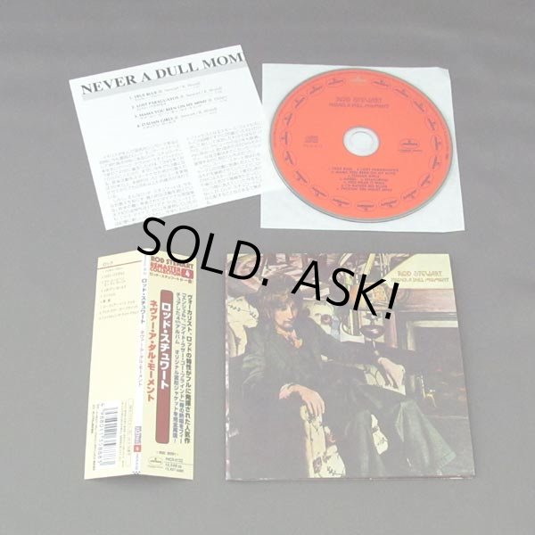 Photo2: NEVER A DULL MOMENT (USED JAPAN MINI LP CD) ROD STEWART  (2)