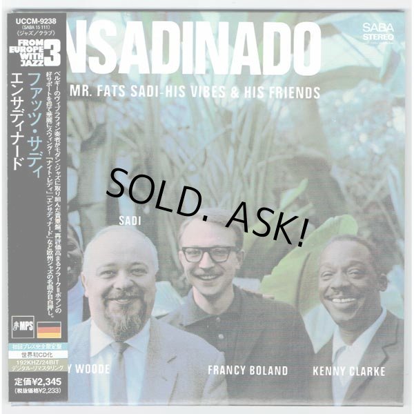 Photo1: ENSADINADO (USED JAPAN MINI LP CD) MR. FATS SADI, HIS VIBES & HIS FRIENDS  (1)