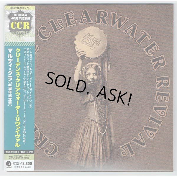 Photo1: CLEEDENCE CLEARWATER REVIVAL / MARDI GRAS (Used Japan Mini LP SHM-CD) CCR (1)